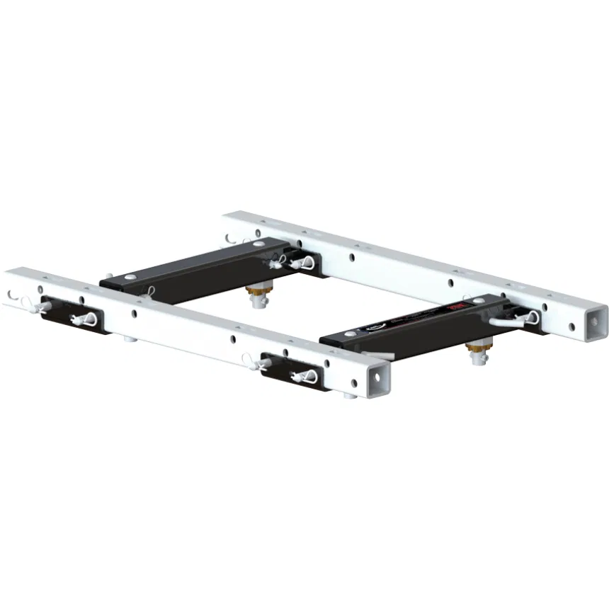 4452 – PULLRITE Fifth Wheel Trailer Hitch Rail Adapter, Adapts OE Fifth Wheel Package Rails to Pullrite Industry Stan...